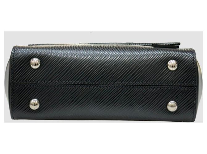 Louis Vuitton Borsa Tote Cluny Mini Épi Black Nero - vista 9