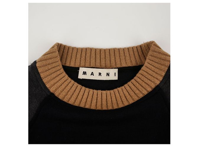 Marni Multi Color Wool Blend Sweatshirt Size Multiple colors - view 4