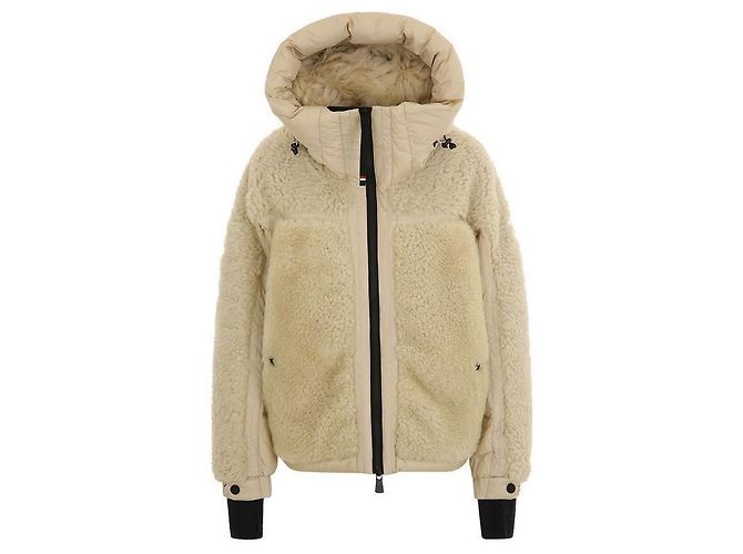 Moncler Grenoble EPICEA Shearling Daunenjacke Golden - Ansicht 3