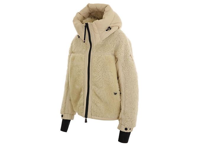 Moncler Grenoble EPICEA Shearling Daunenjacke Golden - Ansicht 4