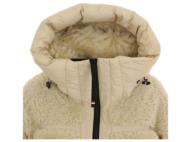 Moncler Grenoble EPICEA Shearling Daunenjacke Golden - Ansicht 8