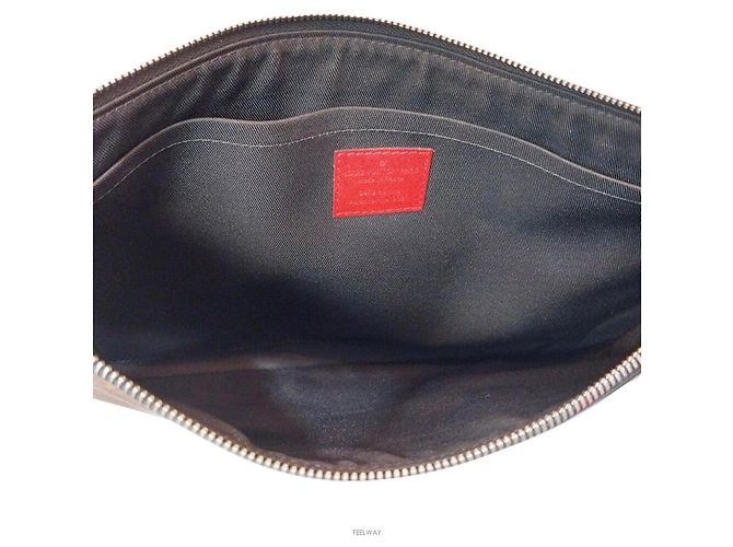 Louis Vuitton Pochette Multi Pocket Pouch Clutch Bag Blu - vista 6