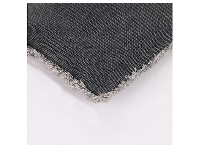Zadig & Voltaire Clutch in denim con tracolla grigia Marrone - vista 8