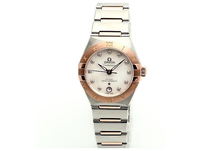 Omega Reloj Combo Constellation Manhattan para Mujer Sedna Gold Automático Dorado - vista 10