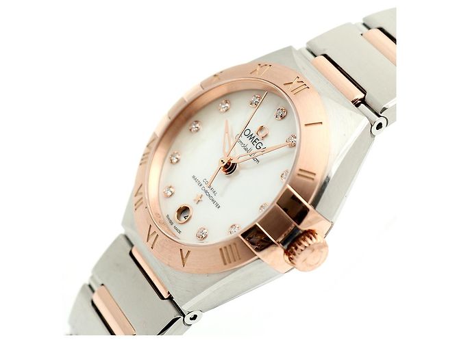 Omega Reloj Combo Constellation Manhattan para Mujer Sedna Gold Automático Dorado - vista 12