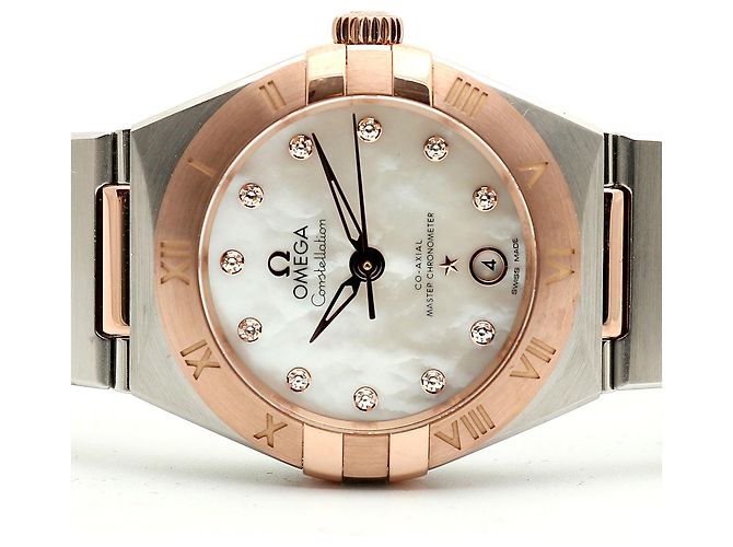 Omega Reloj Combo Constellation Manhattan para Mujer Sedna Gold Automático Dorado - vista 14
