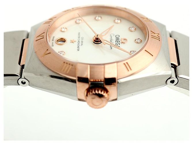 Omega Reloj Combo Constellation Manhattan para Mujer Sedna Gold Automático Dorado - vista 15