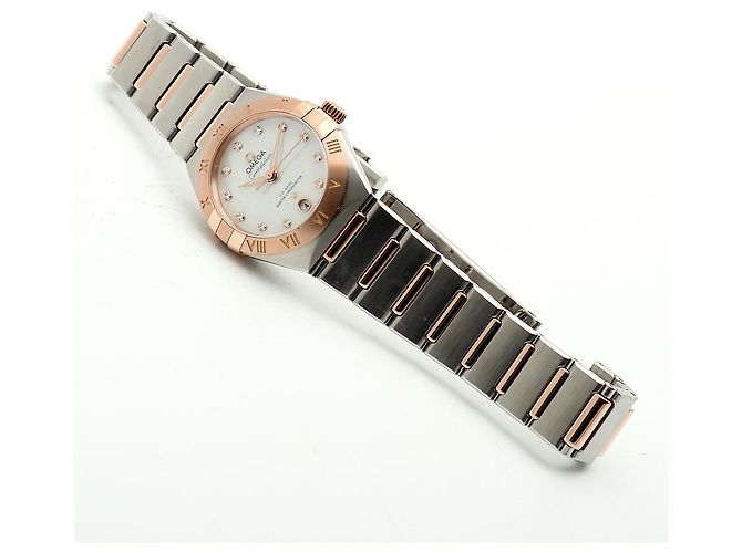 Omega Reloj Combo Constellation Manhattan para Mujer Sedna Gold Automático Dorado - vista 17