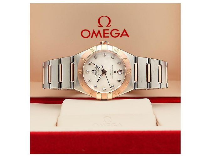 Omega Reloj Combo Constellation Manhattan para Mujer Sedna Gold Automático Dorado - vista 2