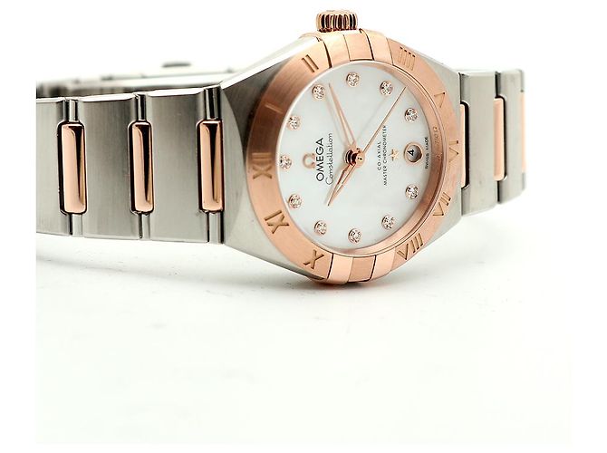 Omega Reloj Combo Constellation Manhattan para Mujer Sedna Gold Automático Dorado - vista 22