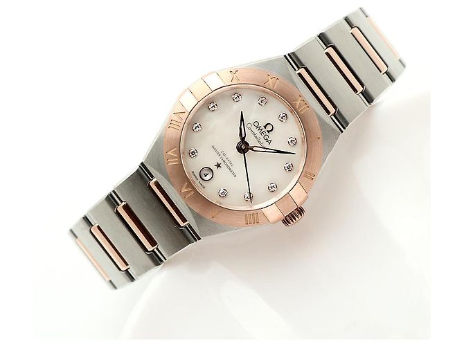 Omega Reloj Combo Constellation Manhattan para Mujer Sedna Gold Automático Dorado - vista 25