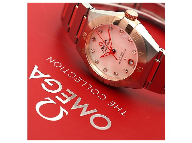 Omega Reloj Combo Constellation Manhattan para Mujer Sedna Gold Automático Dorado - vista 27