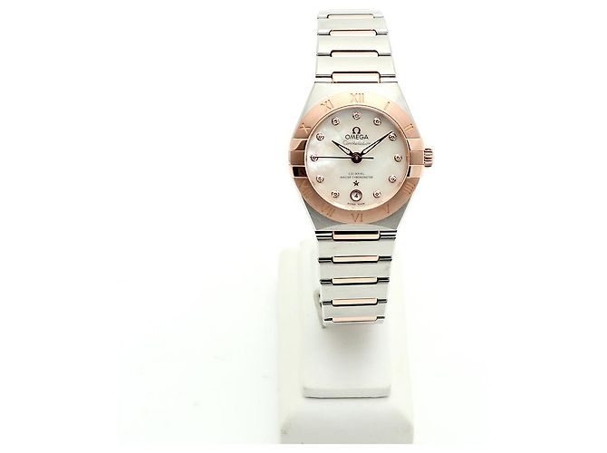 Omega Reloj Combo Constellation Manhattan para Mujer Sedna Gold Automático Dorado - vista 4