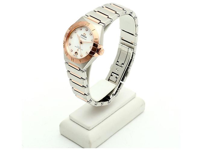 Omega Reloj Combo Constellation Manhattan para Mujer Sedna Gold Automático Dorado - vista 5