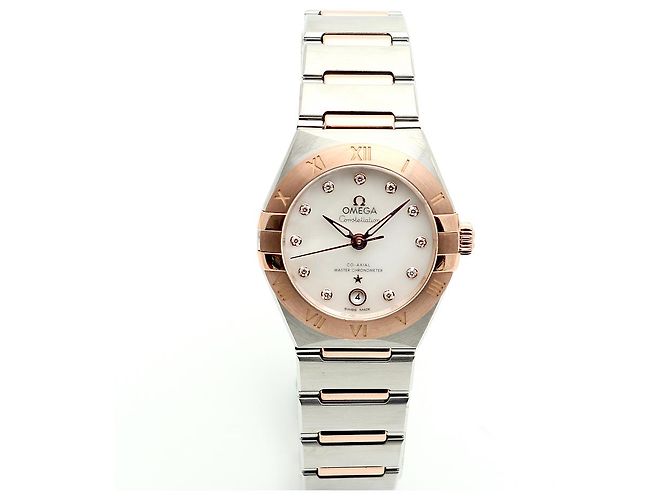 Omega Reloj Combo Constellation Manhattan para Mujer Sedna Gold Automático Dorado - vista 9
