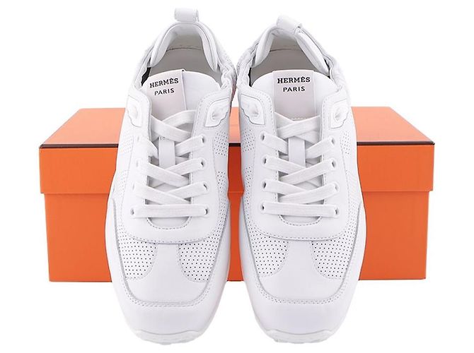 Hermès Donne con sneakers Argento - vista 13