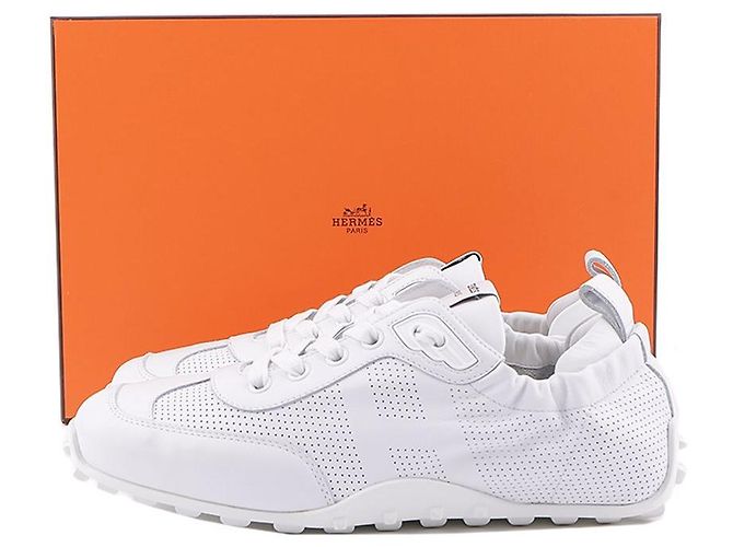Hermès Donne con sneakers Argento - vista 14