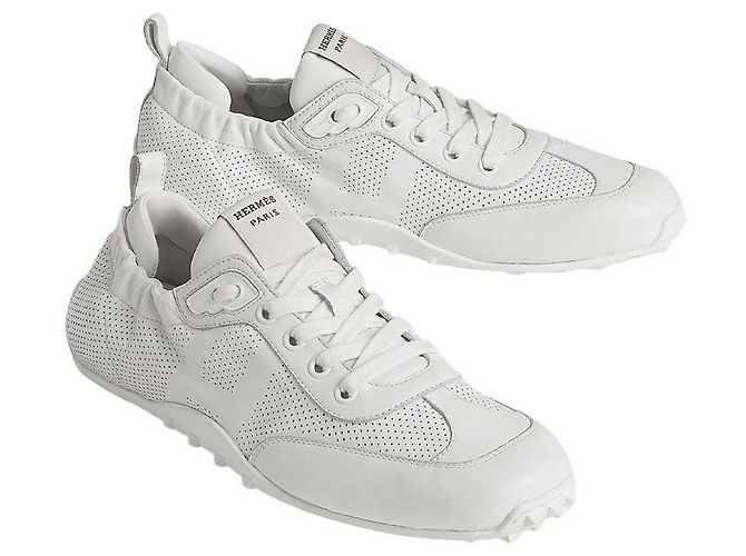 Hermès Donne con sneakers Argento - vista 4
