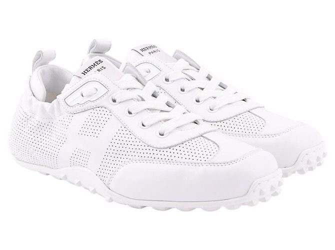 Hermès Donne con sneakers Argento - vista 7