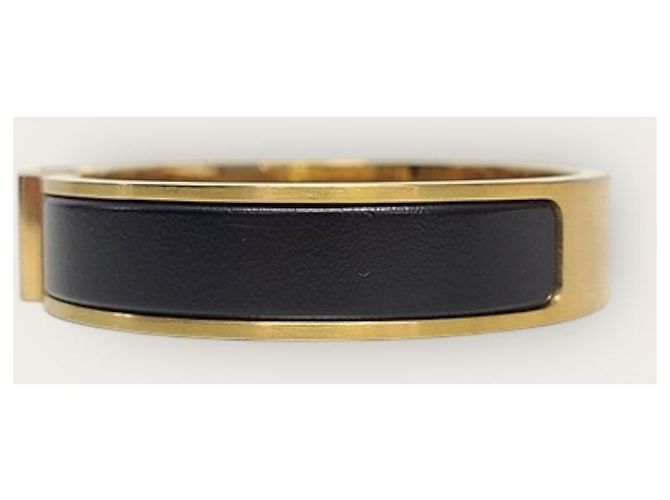 Hermès Bracelet Click Black Gold Noir - vue 2