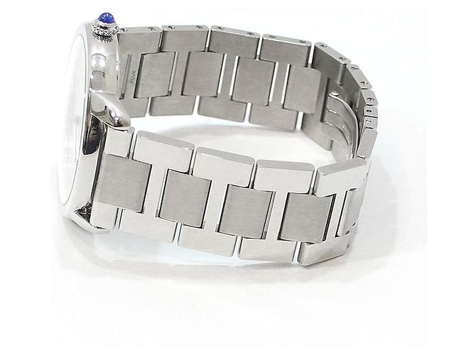 Cartier Relógio automático Longue de Solo XL em aço Prata - vista 4