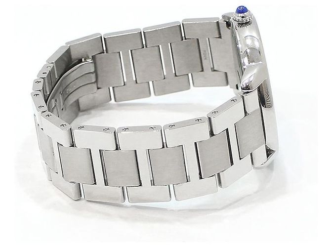 Cartier Relógio automático Longue de Solo XL em aço Prata - vista 5
