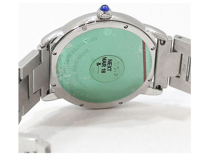 Cartier Relógio automático Longue de Solo XL em aço Prata - vista 8