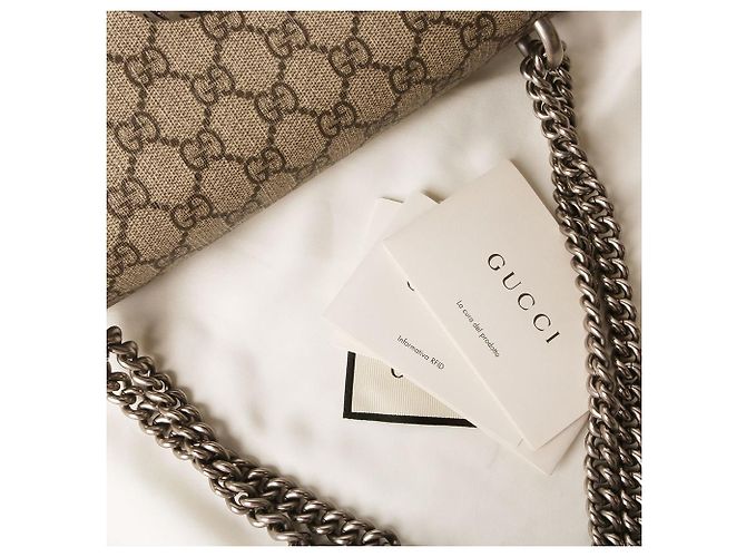 Gucci GG Supreme Dionysus Marrone - vista 8