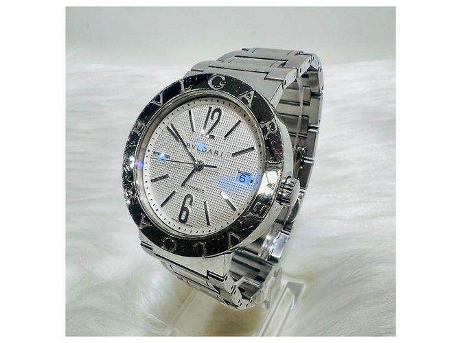 Orologio unisex Bulgari Bulgari BB Steel Quadrante bianco - vista 2