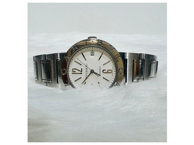 Orologio unisex Bulgari Bulgari BB Steel Quadrante bianco - vista 3