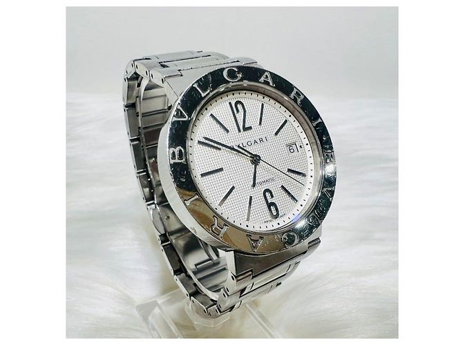 Orologio unisex Bulgari Bulgari BB Steel Quadrante bianco - vista 5