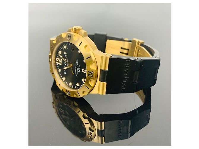 Bulgari Relógio Automático Diagono Scuba Amarelo - vista 2