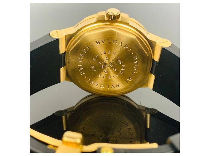 Bulgari Relógio Automático Diagono Scuba Amarelo - vista 3
