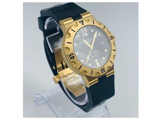Bulgari Relógio Automático Diagono Scuba Amarelo - vista 7