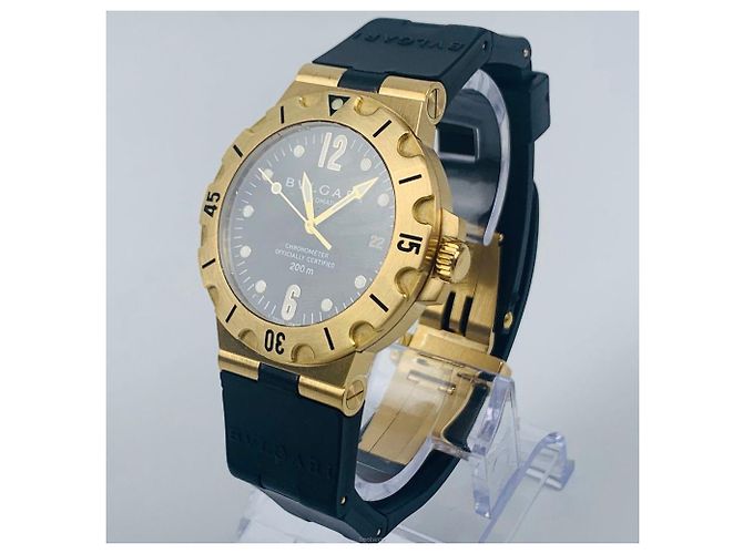 Bulgari Relógio Automático Diagono Scuba Amarelo - vista 8