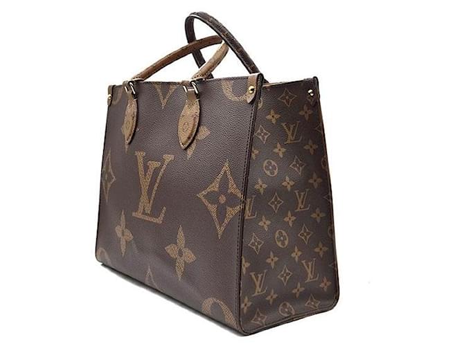 Louis Vuitton Monogram On The Go MM Marrone - vista 2