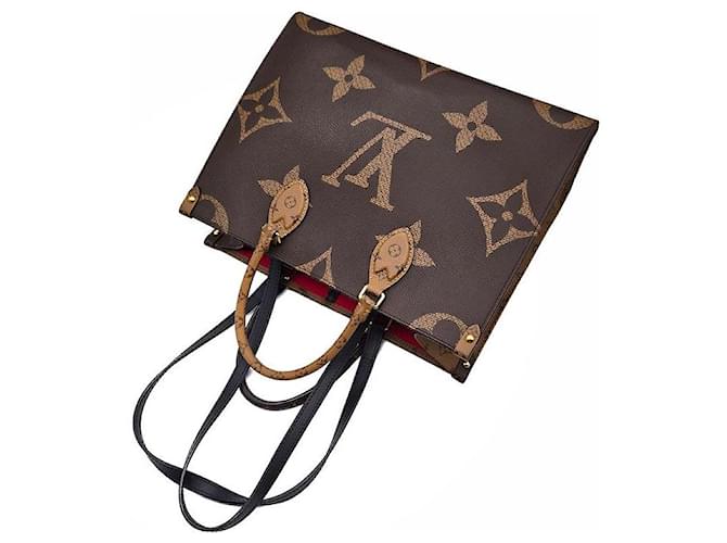 Louis Vuitton Monogram On The Go MM Marrone - vista 4