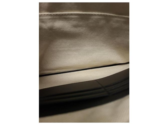 Gucci Clutch Black GG Supreme Snake Nero - vista 4