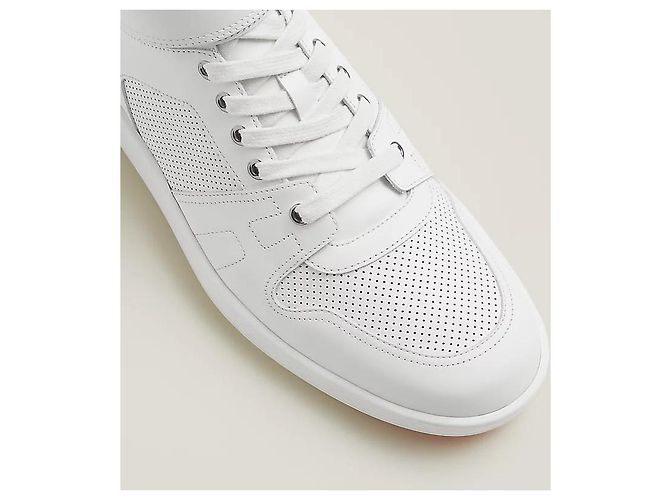 Hermès Sneakers alte da uomo Argento - vista 5