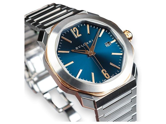Bulgari Octo Roma Quadrante Blu Combinazione - vista 2