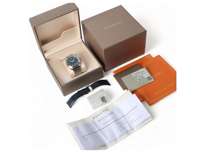 Bulgari Octo Roma Quadrante Blu Combinazione - vista 8
