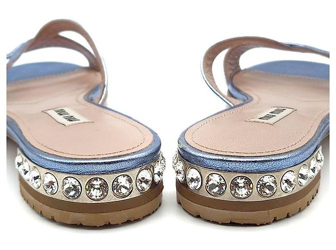 Miu Miu Pantofole con perline Multicolore - vista 4