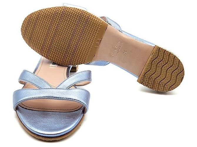 Miu Miu Pantofole con perline Multicolore - vista 5