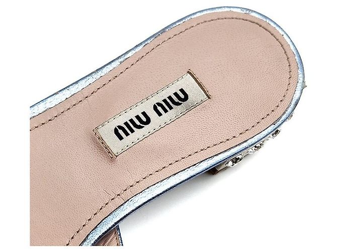 Miu Miu Pantofole con perline Multicolore - vista 6
