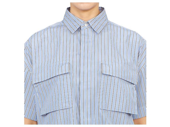 Sacai Camicia a maniche corte da donna Bianco - vista 7