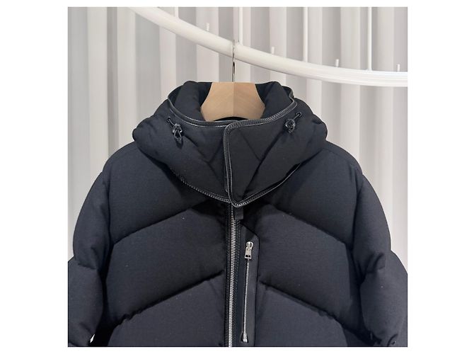 Tom Ford Cashmere Wool Blend Padded Jacket Black - view 3