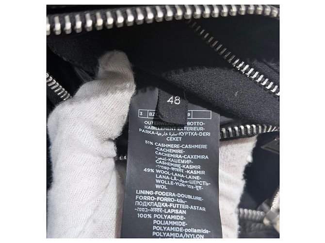 Tom Ford Cashmere Wool Blend Padded Jacket Black - view 7