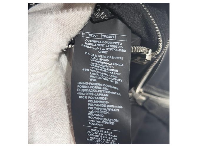 Tom Ford Cashmere Wool Blend Padded Jacket Black - view 8