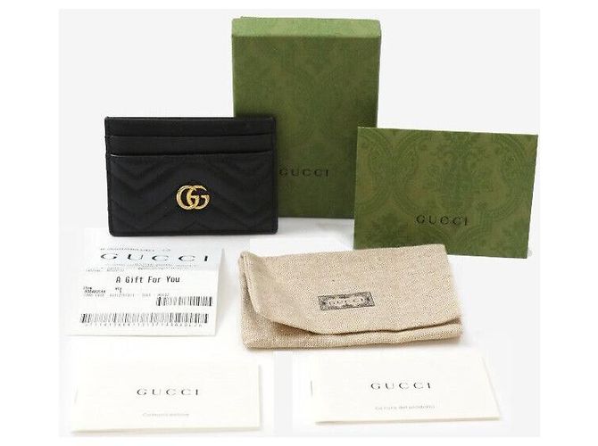 Gucci Tarjetero acolchado negro - vista 8