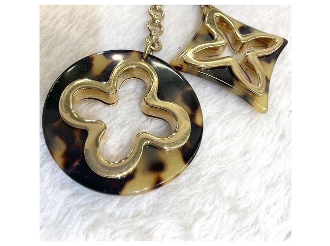Louis Vuitton Monogram Leopard Gold Schlüsselanhänger und Taschenanhänger Mehrfarben - vista 2